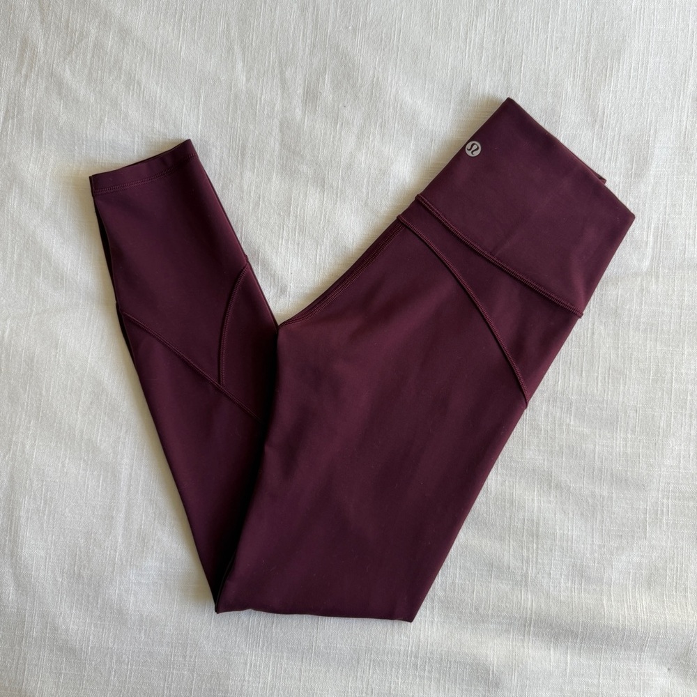 Lululemon In Movement Tight 7/8 Length Everlux Size 4